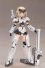 Frame Arms Girl Gourai Kai [White] Ver.2, Approximately 135mm Tall, Non-scale Plastic Model Kit