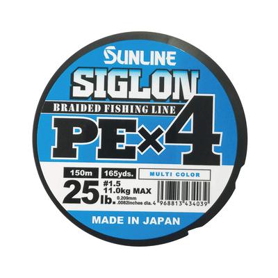 SUNLINE Siglon PEx4 Olta Misinası, 150m, 5 Renk, 1.5 No., 25LB J