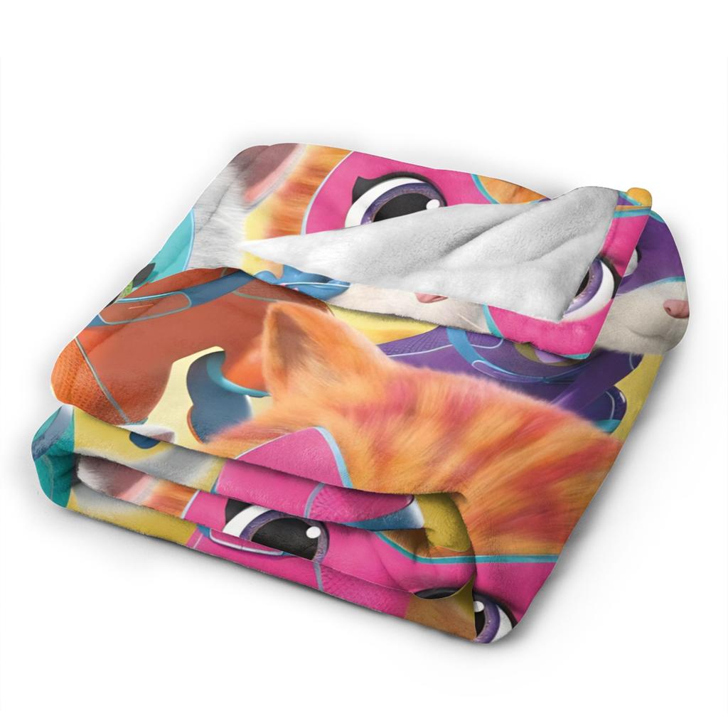 SuperKitties Blanket Super Soft Fleece Relax Present Throw Blanket Rug Piece