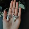 Shi Yong Baphomet Goat Pen Earrings - Gothic Medieval Alternative Style