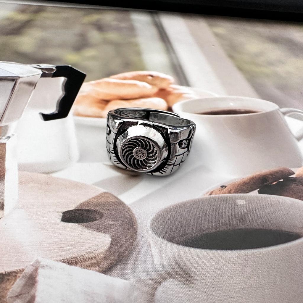 Ring Engine Ring Men's Opening Trendy Design Trendy Men's Decorative Accessories