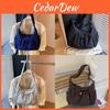 Nylon Crossbody Bag With Wrinkled Design For Casual Daily Use