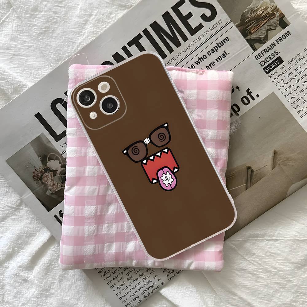 Domo Kun Phone Case For iPhone 17 16e 16 15 14 13 12 11 Mini Pro Max Shell