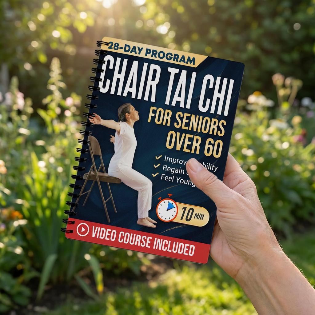 28-Day Chair Tai Chi Notebook: Tai Chi for Over 60s