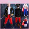 Pirate Costume Kids Boys Buccaneer Prince Cosplay Halloween King Clothes