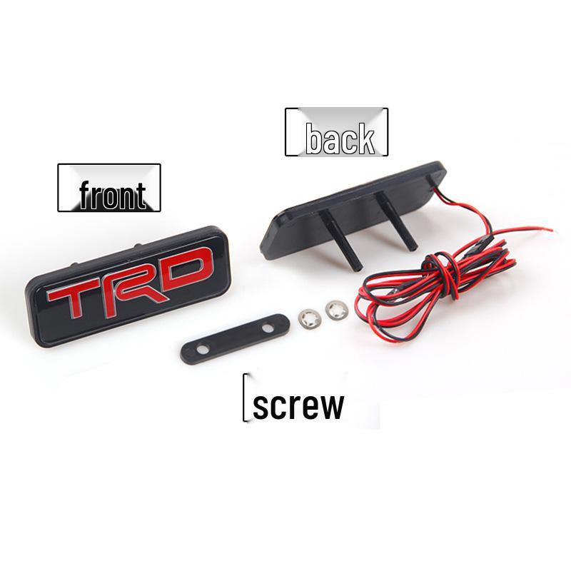 LED Svítící Znak Mřížky pro Úpravy Aut TRD/SI/M/RS