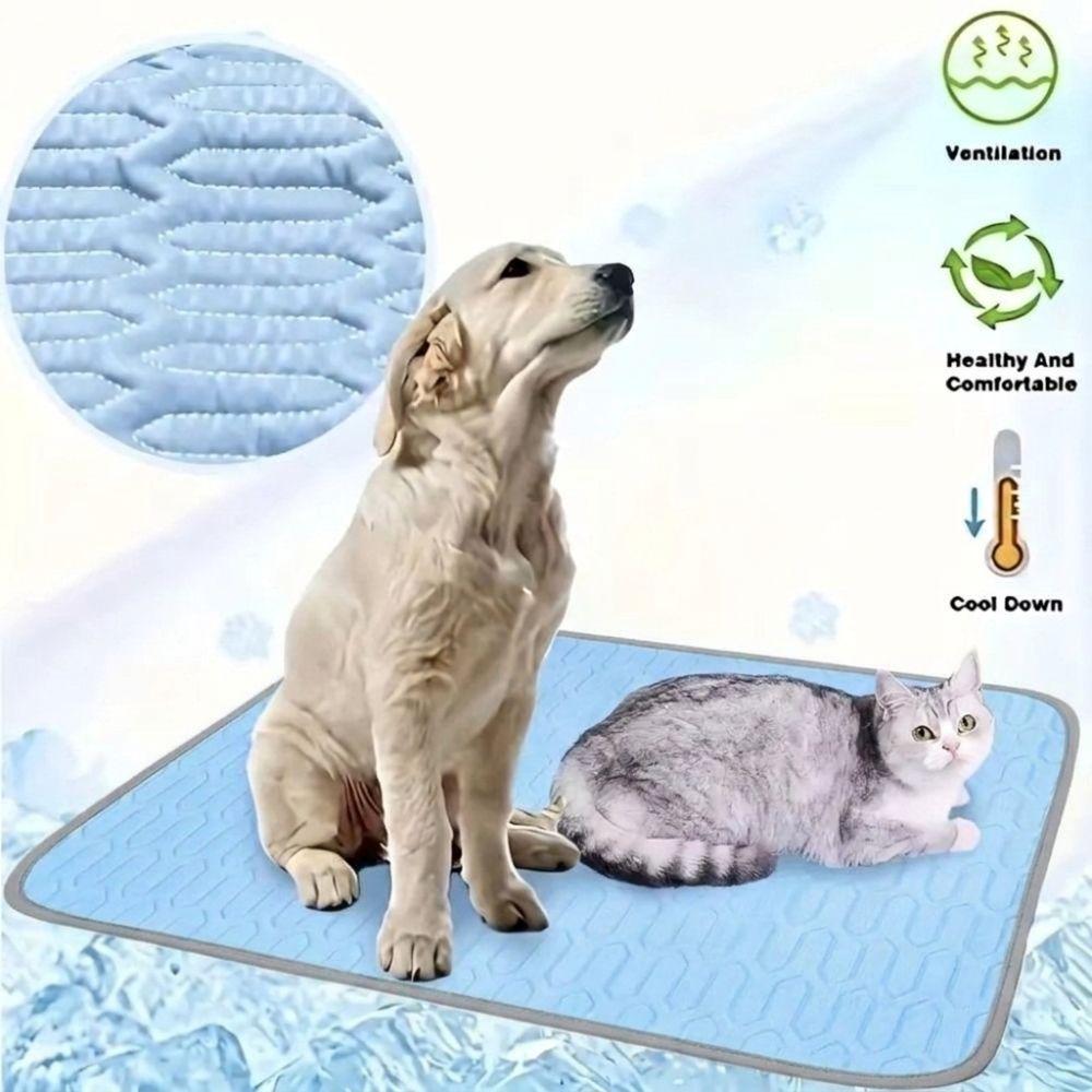 Breathable Pet Cooling Mat Cool Ice Silk Ice Pad Blankets Durable Sleeping Pad  for Dog Cat