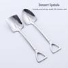 304 Stainless Steel Shovel and Rake Dessert Spoon Set for Kids