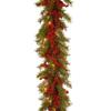 1.8M Christmas Rattan Garland Christmas Artificial Xmas Tree Rattan Banner Hanging Decoration DIY Wreath Rattan Decoration