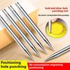 5Pcs Carbon Steel Jewelry Punch Pins For Precise Hole Drilling And Pendant Stamping Practical Punching Tool