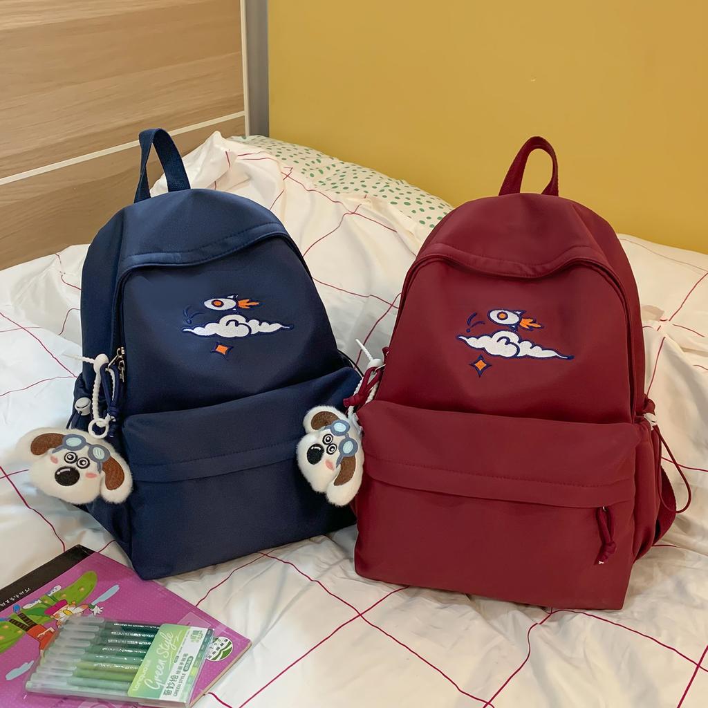 Schoolbag Japanese soft cute cartoon puppy backpack high value college student class schoolbag large capacity commuter leisure backpack