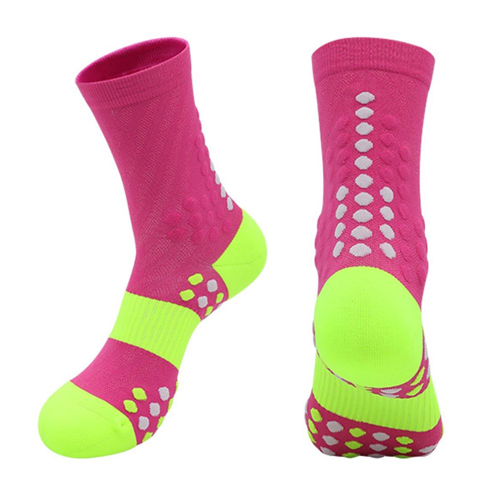 

PORFIN Professional Sports Socks Sweat Wicking Mid Calf Socks for Running/Fitness/Basketball, Size M I