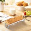 Clear Acrylic Cookie Tray Modern Design BAP-Free Round Rectangular Appetizer Serving Tray for Bread Fruits