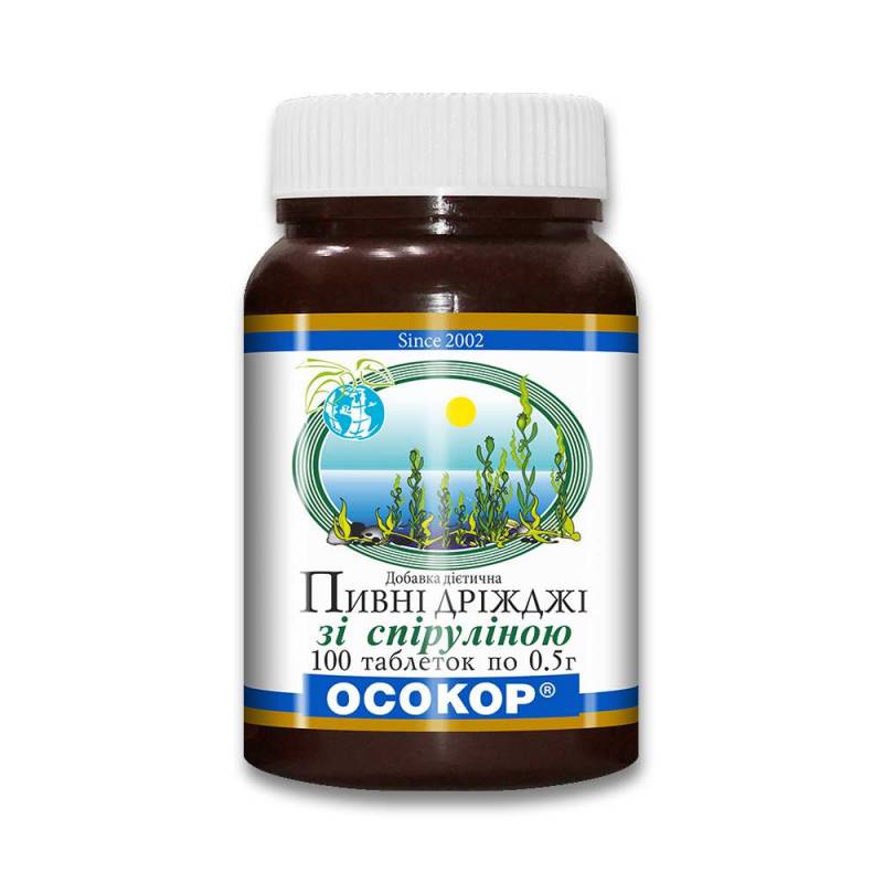 Brewer's Yeast OSOKOR with Spirulina Tablets №100
