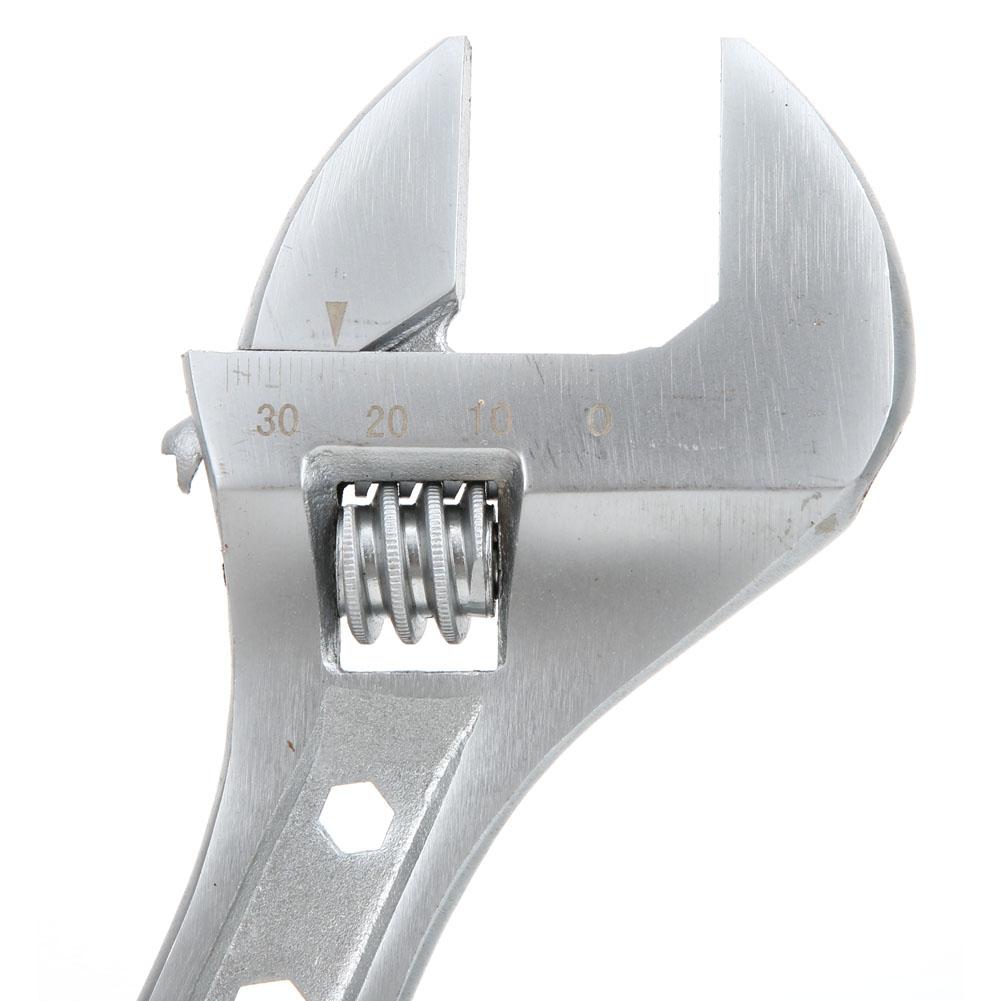 810 Inch Adjustable Wrench Multifunction Nonslip TPR Handle Spanner Auto Repair Tool(10 inch )