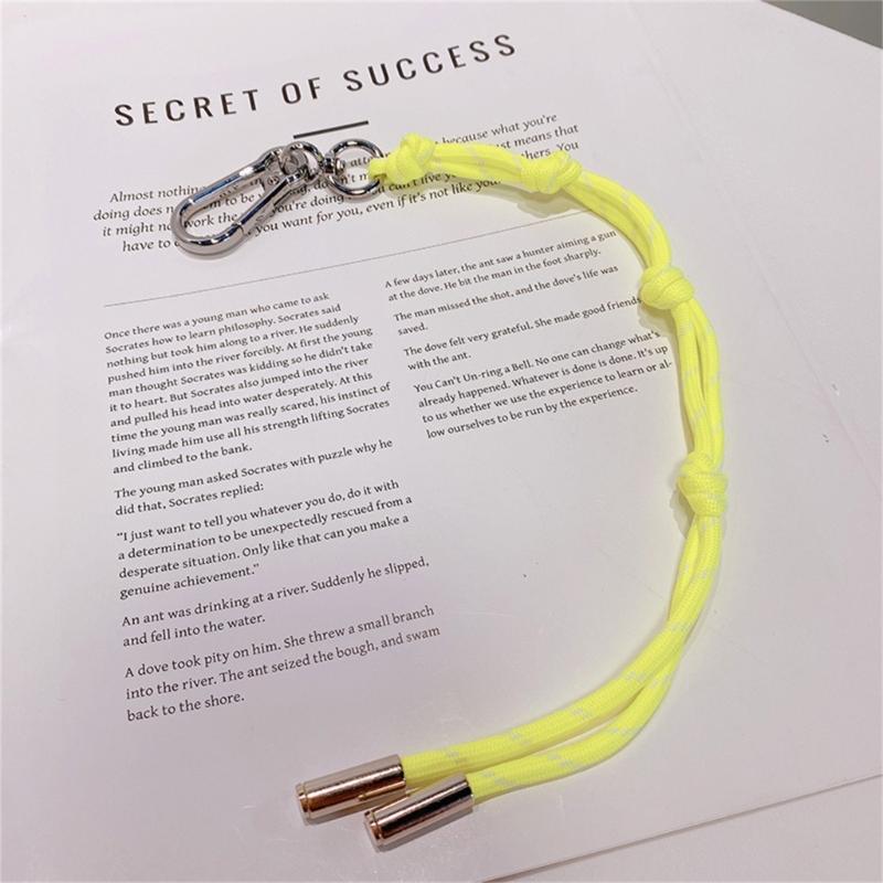 Pack of 4 Rope Key Rings Stylish Rope Keychain Fashionable Key Adornment Key Holder Key Clip Suitable for Daily Use