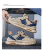 Spring 2025 Men's Trendy Breathable Sneakers - Versatile Thick-Soled Casual Running Dad Shoes