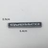 2026 1pcs metal for Audi Quattro car Letter Emblem Side Fender Rear tail trunk badge sticker Decal styling