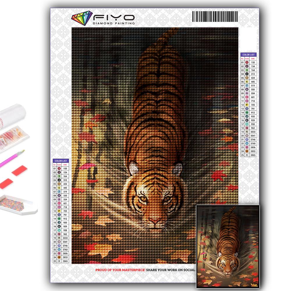5D DIY Diamond Painting Ferocious Animal Cross Stitch Diamond Art Embroidery Mosaic Home Deco