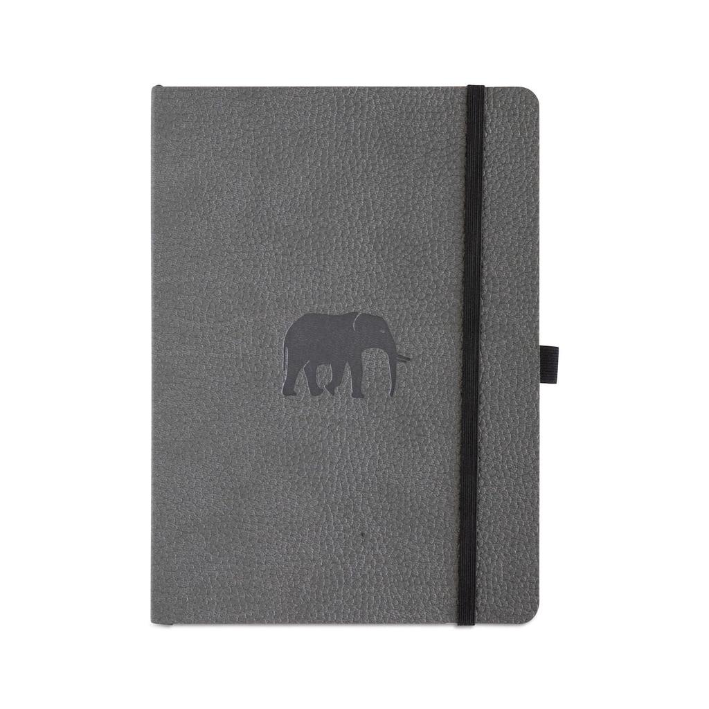 A5 Ruled Journal Notebook Softcover PU Leather Ideal for and Business with Elastic Pen and Bookmark Dingbats - - - Work, Travel, - Pocket, Closure,