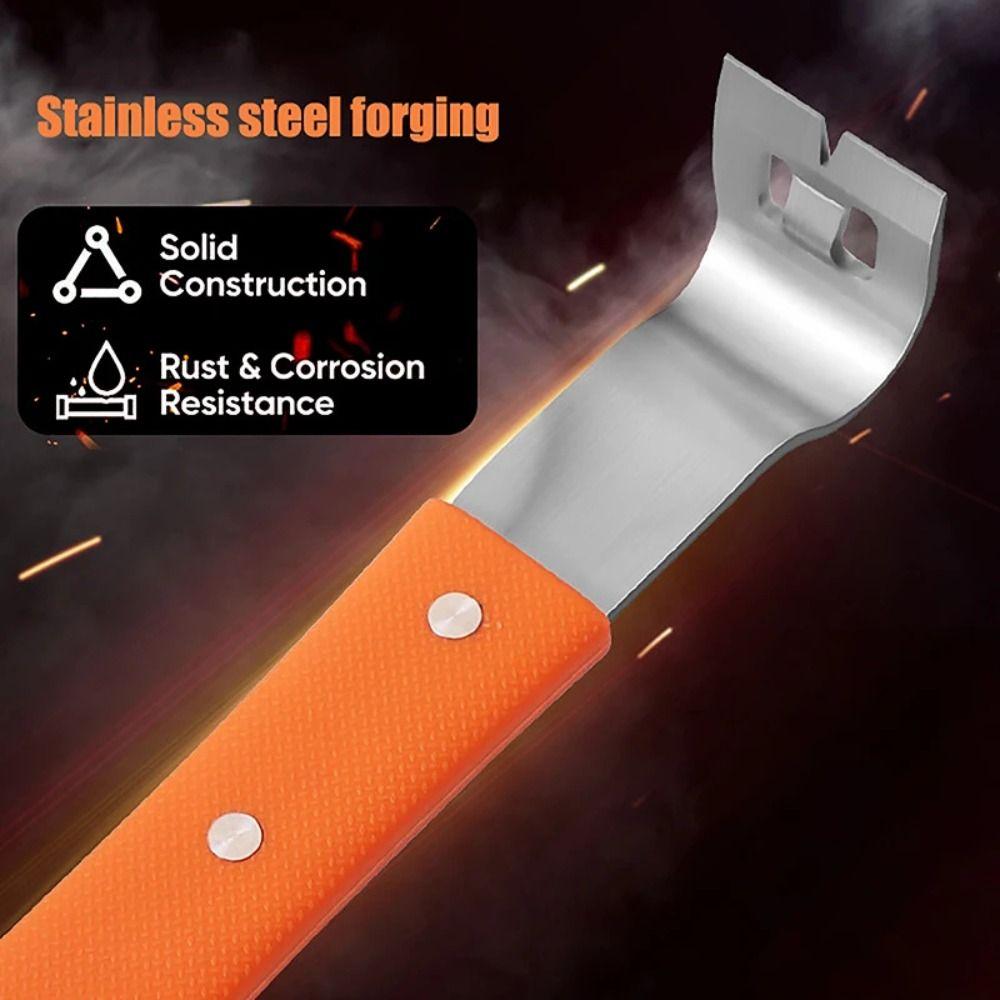 with M4-M6 Hexagon Nut Bar Stainless Steel Angle Head Nail Puller Pry Bar  Hand Tool