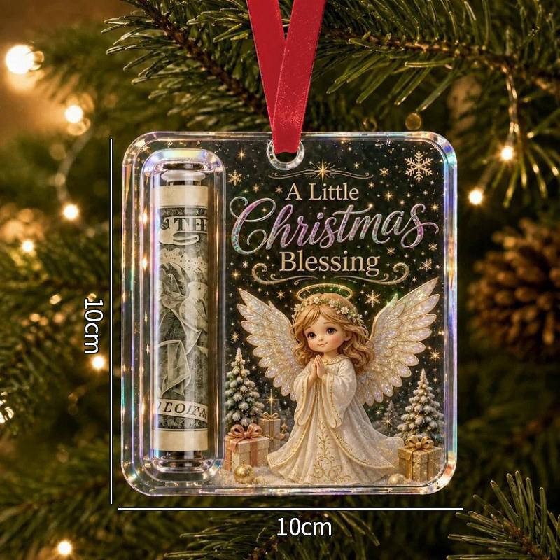Christmas Cash Boxes Ornament Christmas Tree Money Holder Hanging Pendants Christmas New Year Money Gift Boxes Decorations
