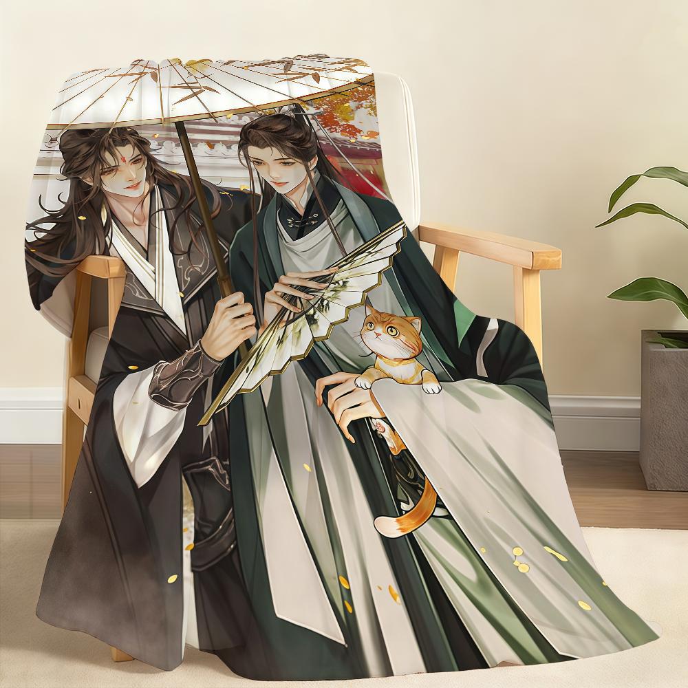 Система Самоспасения Злодеев BL Роман Плед Мягкий Плед Домашняя Спальня Кровать Диван Пикник Путешествие Офисный Плед Подарок 75x90cm