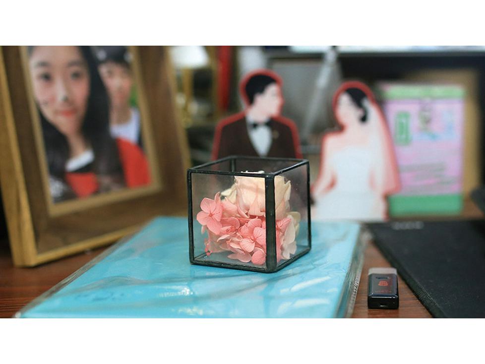 Square Transparent Glass Jewelry Box - Ring, Ear Stud, Earring, and Necklace Organizer