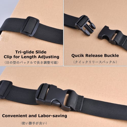 YAPJEB Suitcase Strap, Cargo Tie-Down Strap, Secures Luggage, Packing Band, Prevents Loads from Slumping, One-Touch Adjustable, Multi-Purpose, Typhoon