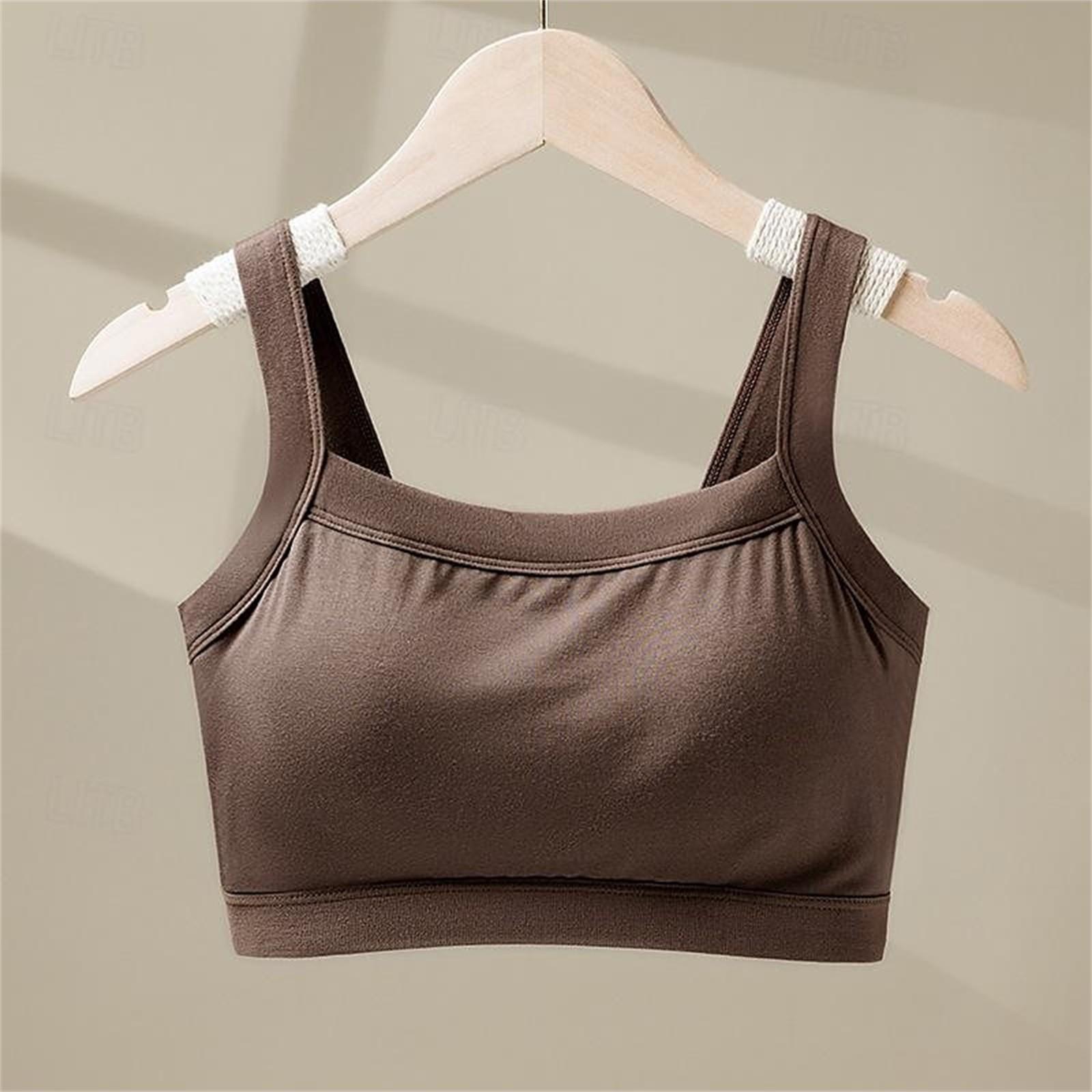 

Женский комфортный бюстгальтер без косточек Спортивный бюстгальтер Мягкая бесшовная эластичная летняя классическая майка на бретелях XL