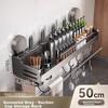 Century Zhenghe Kitchen Storage Rack Suction Cup Wall-Mounted No-Drill Spice Rack Chopsticks and Knife Holder Multifunctional Organizer