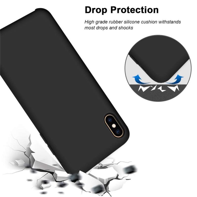 Husă de lux din silicon lichid pentru iPhone 13 11 12 Pro Max X XS XR XS Max 8 7 Plus SE 2020 Husă de protecție moale cu acoperire completă