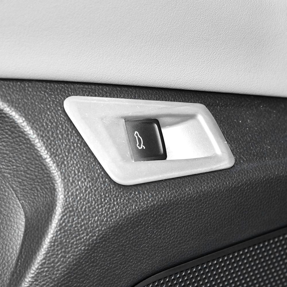 For Volkswagen VW T-roc Troc 2018 2019 2020 2021 2022 2023 LHD Trunk Tailgate Open Switch Button Sticker Trim Cover Accessories
