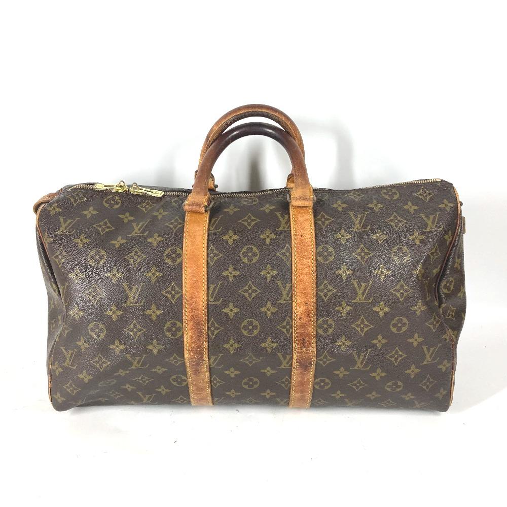 Louis Vuitton M41428 Monogram Keepall45 travel bag Duffle Bag  Brown