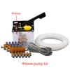 CNC Manual Lubrication Oil Pump Kit Oil Outlet 4mm 6mm TZ-5 Lubrication Pump for CNC Engraving Router