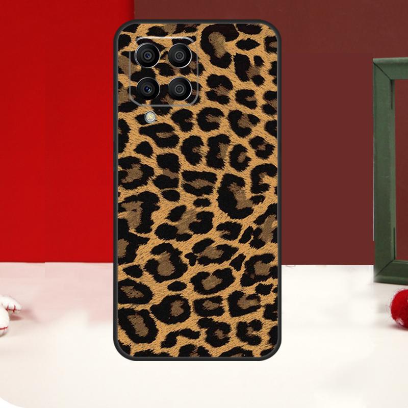 Leopard Print Case For Samsung Galaxy M52 M32 M12 M54 M34 M14 M35 M56 M06 M55 M15 M11 M13 M16 M36 M31 M53