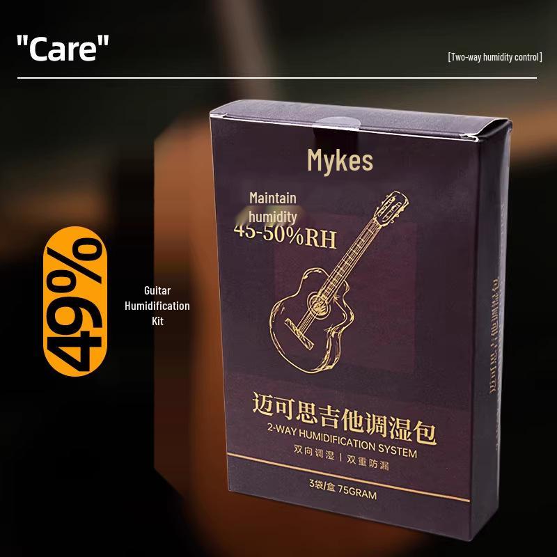 Automatic Humidifier Set for Classical Folk Wooden Guitars - Two-Way Humidity Control for Instrument Maintenance