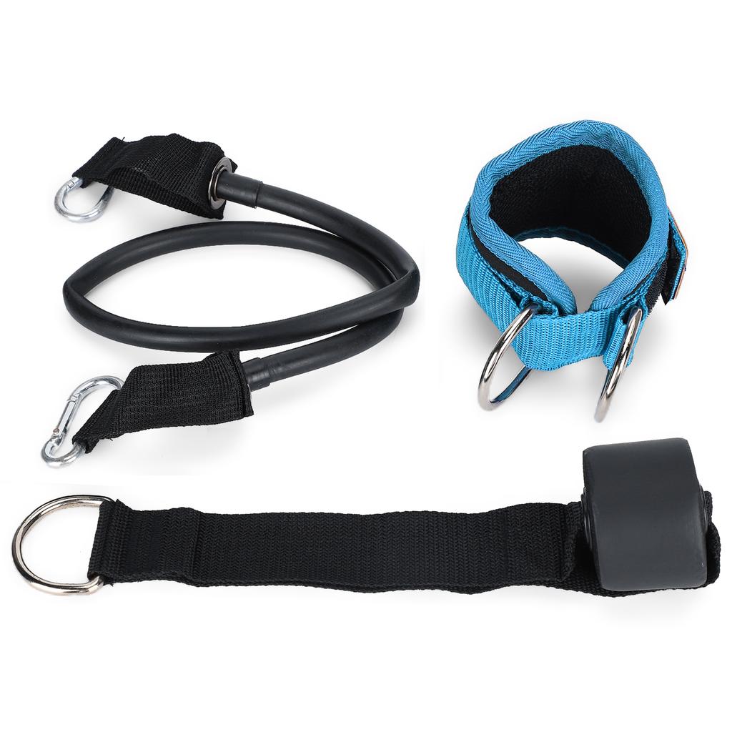 Fitness Elastic Bands for Physical Education Classes Legs Training with Ankle Ring BuckleBlue