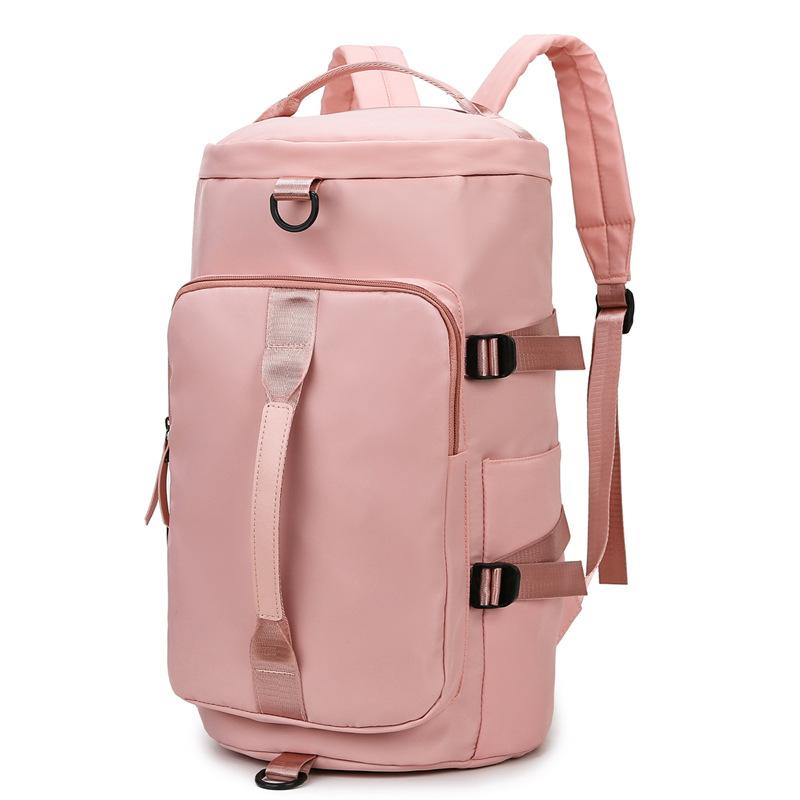 

Дорожная сумка большой вместимости, многофункциональная сумка для йоги, плавания и фитнеса розовый