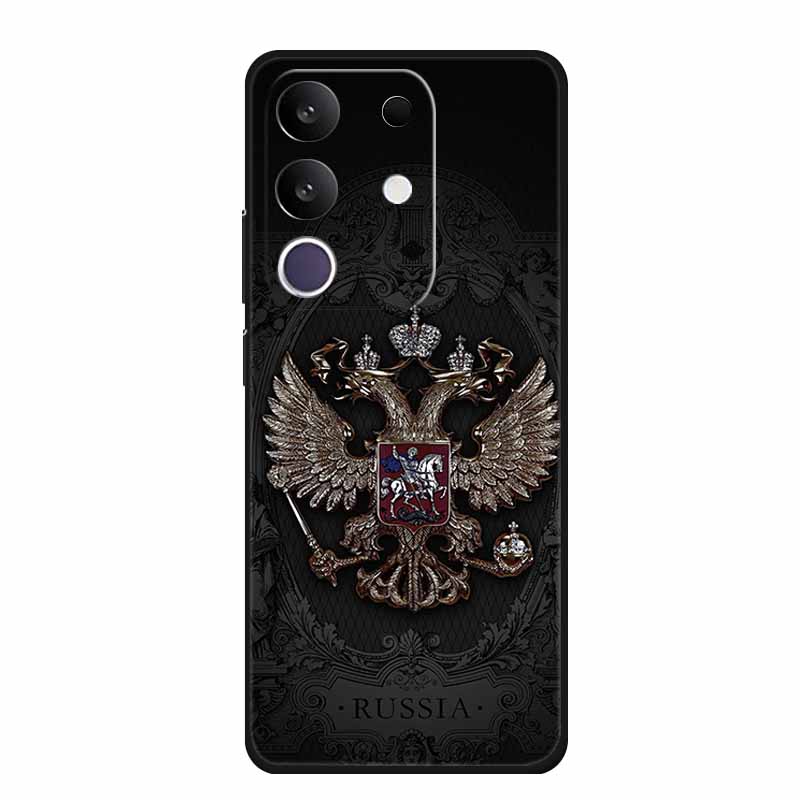 Phone Case For Vivo T4x 5G Y300T 2025 Case 6.72" Black Silicone TPU Soft Back Cover For Vivo Y29 4G Cases Y 29 Coque Funda Para