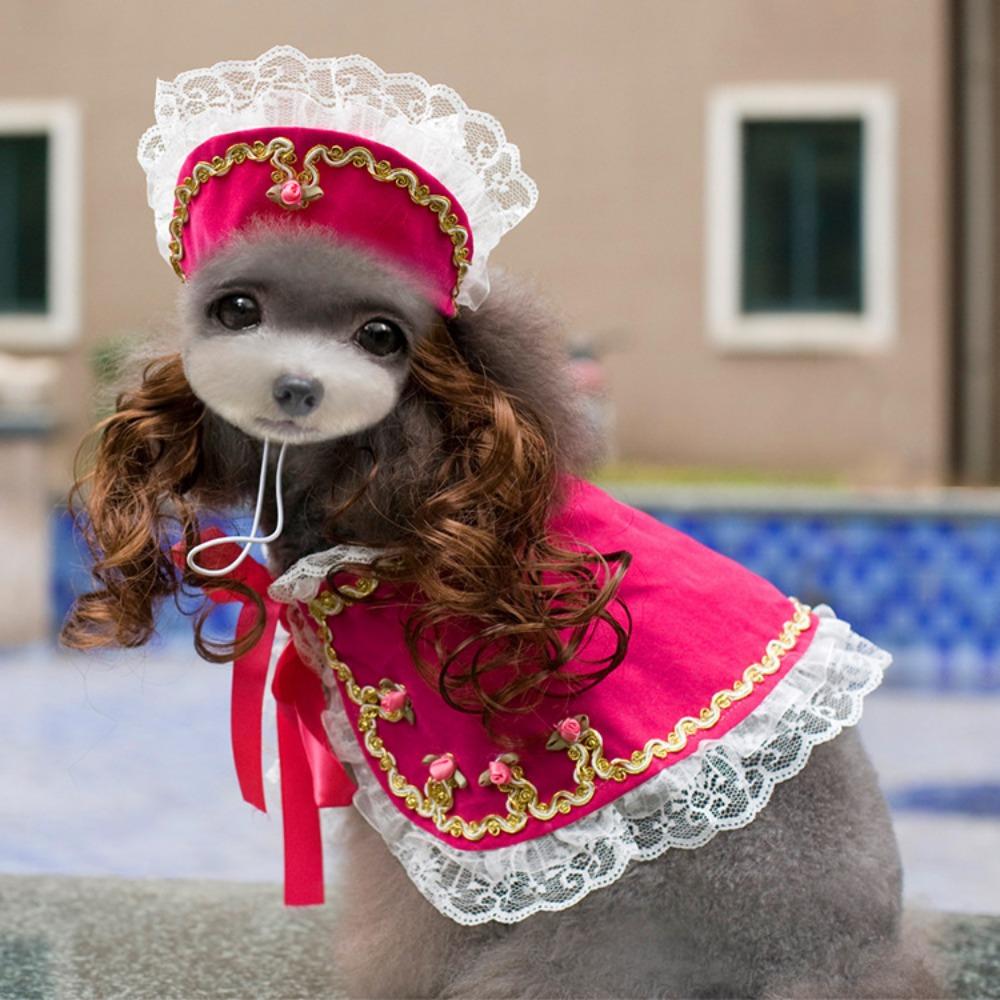 Dog Cape British Elegant Trench Coat Four Seasons Can Wear Cross-dressing Shawl Handsome Cute Pet Clothes