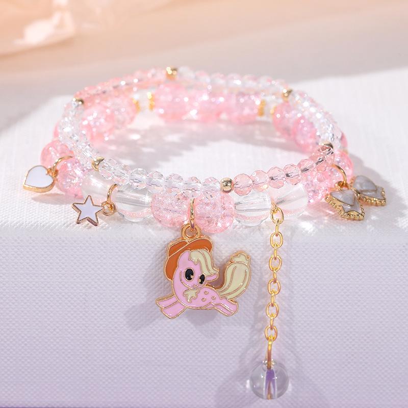 Cinnamoroll & My Melody Crystal Beaded Friendship Bracelet - High-End Versatile Women's Jewelry