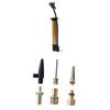 , Car Copper Tire Valve Converter, Inflator Pump Needle Nozzle- Accessories