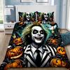 Duvet Cover Pillowcase Bedding Set Horror B-Beetlejuices Adult Boy Girl Bedroom Decoration Children Single Double Large Size