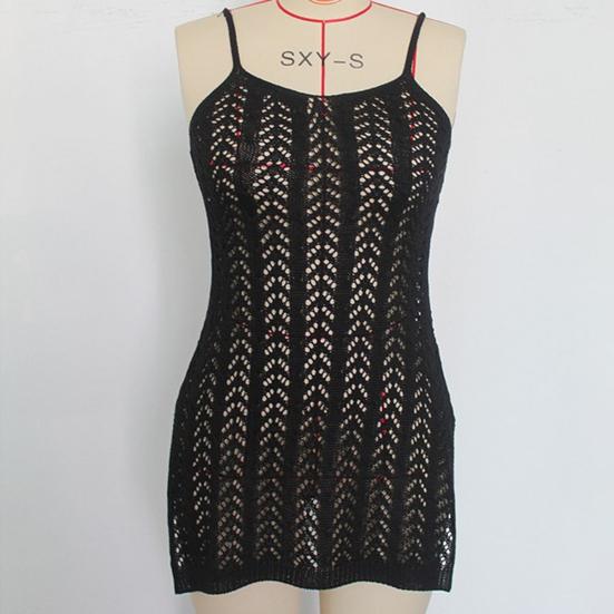 Copricostume da spiaggia sottile senza maniche anti-UV favoloso copricostume da spiaggia con scollo a U