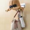 1PC Wall Mounted Hanger Hat Organizer Motorcycle Helmet Holder Display Stand Hat Support Wall Storage Shelf