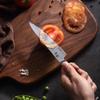 4 Inch Paring Knife With Wood Cover 3-layers Clad Steel AUS-10 Blade G10 Handle Cleaver Steak Utility Barbecue Kitchen Knives