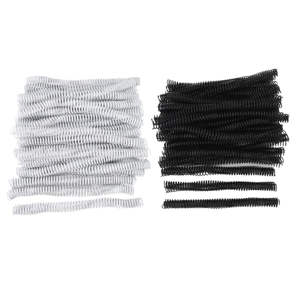 100PCS Spiral Binding Coils 16mm Diameter 48 Teeth 4:1 Binder Combs Spines for Paper