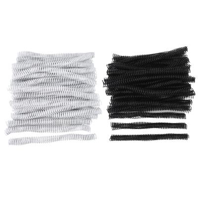 100 ADET Spiral Ciltleme Bobini 16mm Çap 48 Diş 4:1 Kağıt için Cilt Tarağı Sırtları