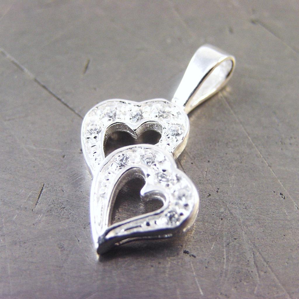 Les Trésors De Lily [G1656] - Silberner Anhänger „Liebe“